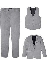 Completo (3 pezzi) giacca, pantaloni, gilet, regular fit, bonprix