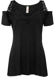 Maglia con pizzo, bonprix