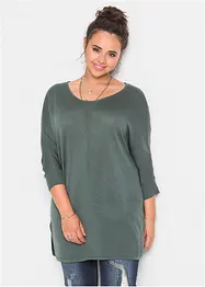 Maglione in filato fine con maniche a 3/4, bonprix