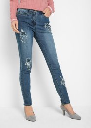 Jeans sdruciti con perle, bpc selection premium
