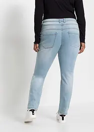 Jeans boyfriend sdruciti con poliestere riciclato, bonprix