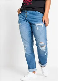 Jeans boyfriend, vita media, bonprix