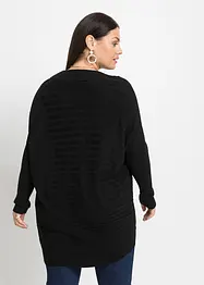 Maglione oversize a coste, bonprix