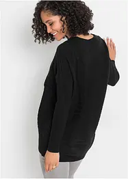 Maglione oversize a coste, bonprix