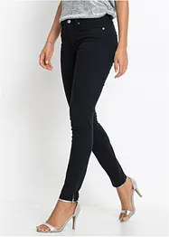 Jeans skinny cropped, a vita media, bonprix