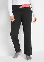 Pantaloni sportivi in cotone, svasati, bonprix