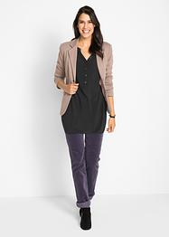 Tunica a maniche lunghe con scollo a V, bpc bonprix collection