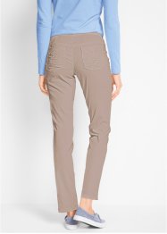 Pantaloni elasticizzati in bengalina, straight, bpc bonprix collection