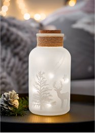 Barattolo in vetro LED con decoro invernale, bpc living bonprix collection