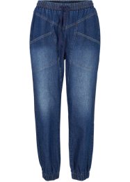 Jeans larghi con tasche e cinta comoda a vita alta, bpc bonprix collection