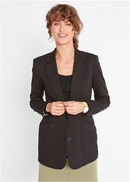 Blazer lungo in jersey di cotone biologico in stile boyfriend, bpc bonprix collection
