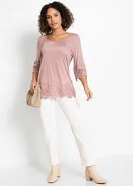 Maglia con pizzo, bonprix