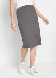 Gonna elasticizzata di jersey (pacco da 2), bonprix