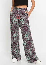 Pantaloni a palazzo in viscosa fluente, bonprix