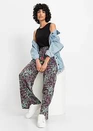 Pantaloni a palazzo in viscosa fluente, bonprix