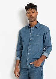 Camicia in jeans loose fit, RAINBOW