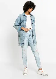 Mom jeans con effetto sdrucito, bonprix