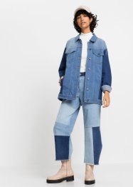 Giacca in jeans oversize bicolore, RAINBOW