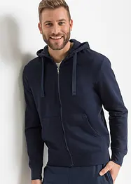 Felpa con zip e cappuccio (pacco da 2), bonprix