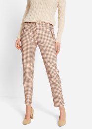 Pantaloni elasticizzati con tasche zippate e quadretti Vichy, bpc selection premium