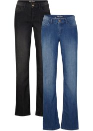 Jeans comfort elasticizzati straight (pacco da 2), John Baner JEANSWEAR
