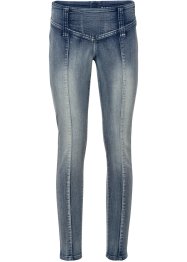 Jeans skinny con effetto moonwash e impunture, RAINBOW
