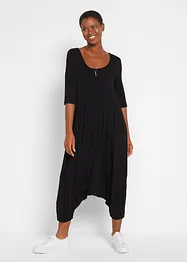 Tuta con pantaloni alla turca in viscosa, bonprix