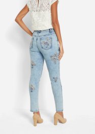 Jeans con ricami floreali, bpc selection
