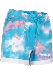 Shorts in felpa con effetto batik, livello 1, bpc bonprix collection