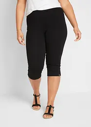 Leggings capri in interlock di cotone, bonprix