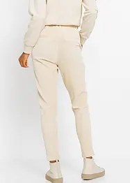 Pantaloni in velluto con cinta elastica, bonprix