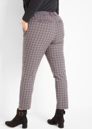 Pantaloni a quadri con elastico in vita, bpc bonprix collection