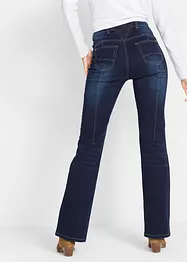 Jeans modellanti bootcut, vita media, bonprix