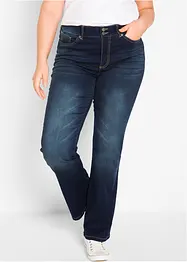 Jeans modellanti bootcut, a vita media, bonprix