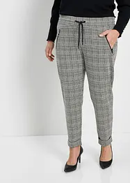 Pantaloni principe di Galles con elastico in vita, bonprix