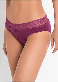 Slip con pizzo (pacco da 5), bonprix