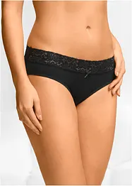 Slip con pizzo (pacco da 5), bonprix