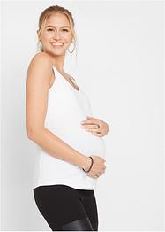 Top da allattamento (pacco da 2) in cotone biologico, bpc bonprix collection