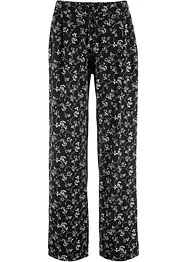 Pantaloni a palazzo con elastico in vita, bonprix