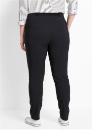Pantaloni cropped in bengalina con elastico in vita, slim fit, bpc bonprix collection