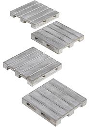 Sottobicchieri a forma di pallet (set 4 pezzi), bpc living bonprix collection