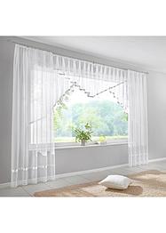 Tendina corta con bordo in satin, bpc living bonprix collection