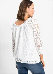 Maglia con pizzo, bonprix