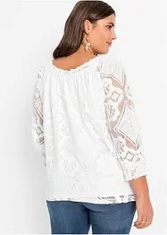 Maglia con pizzo, bonprix