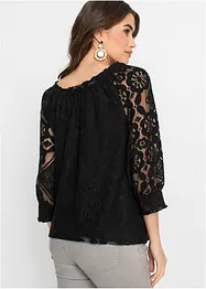 Maglia con pizzo, bonprix