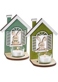 Casa portalumino con coniglietto pasquale (pacco da 2), bpc living bonprix collection