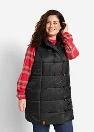 Gilet trapuntato in lunghezza midi, bonprix