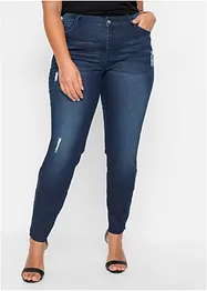 Jeans skinny elasticizzati, vita media, bonprix