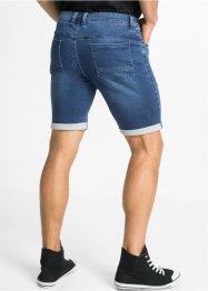 Bermuda in felpa effetto jeans slim fit, RAINBOW