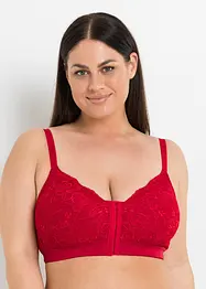 Reggiseno senza ferretto con chiusura anteriore e cotone (pacco da 2), bonprix